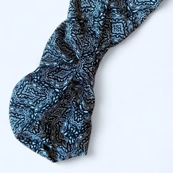 DR2 Blue and Black Patterned Mini Dress - Picture 5 of 5